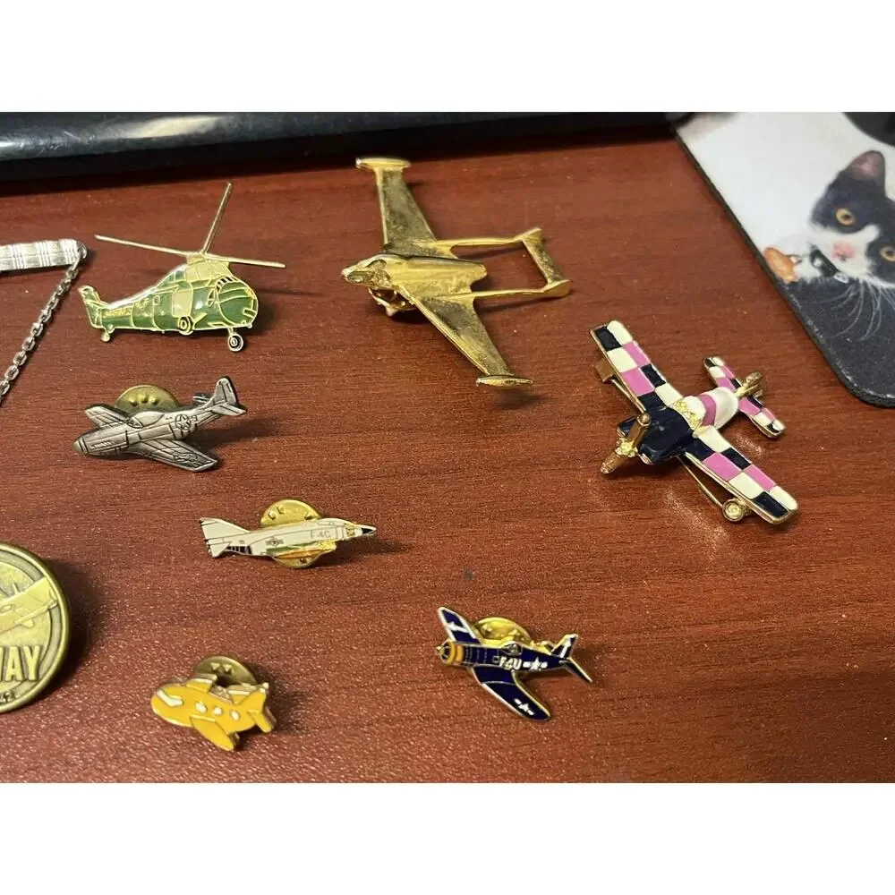 Large Lot of Aviation Airplane Pins